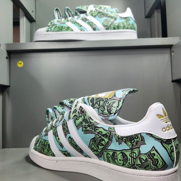 Size 9.5 - adidas Jeremy Scott x Superstar Money Men's - Picture 5 of 10